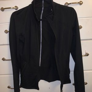 Zella black dry fit full zip up